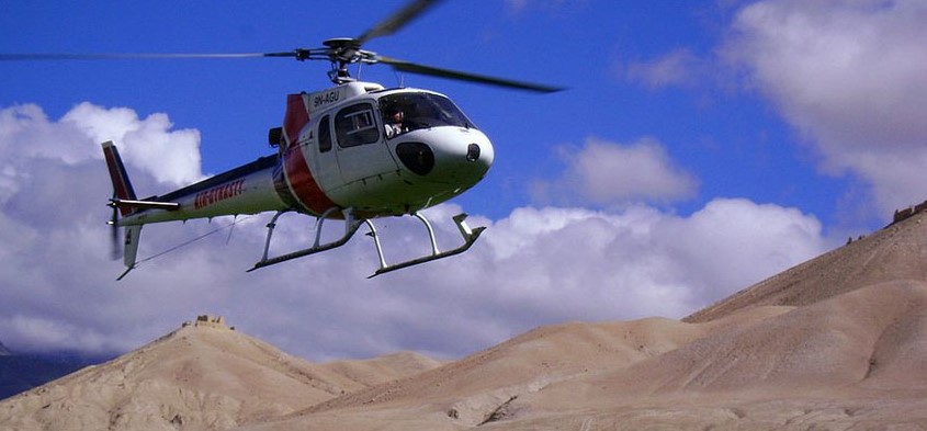 Royal Mustang Tour By Helicopter And Private Jeeps