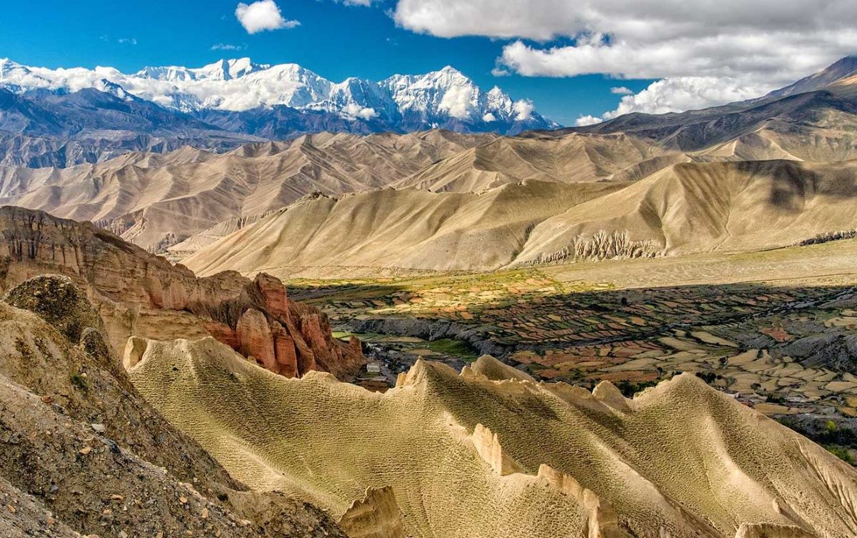 Royal Mustang Tour By Helicopter And Private Jeeps